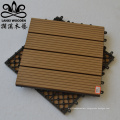 Wood Plastic Composite Decking DIY Tile Interlock Terrace WPC Decking Tile